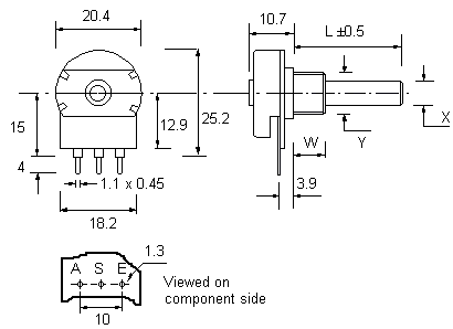 P20 basic dimensions